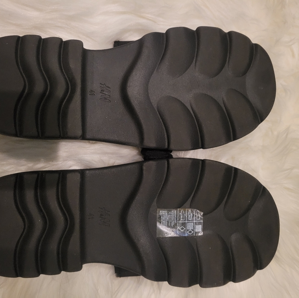 H&M Chunky Platform Neoprene Slides - image 6